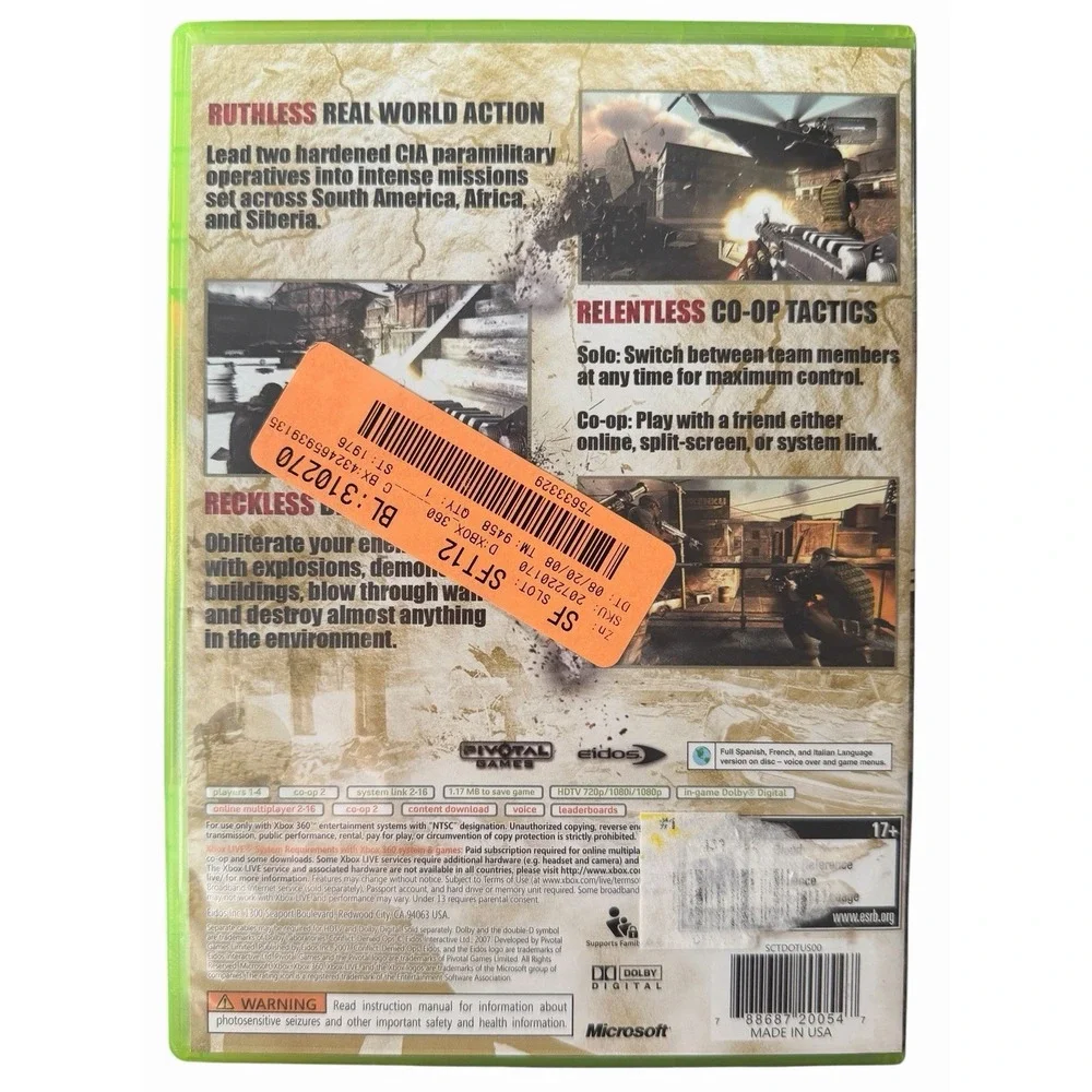 Conflict: Denied Ops (Microsoft Xbox 360, 2008) -  Tested Working